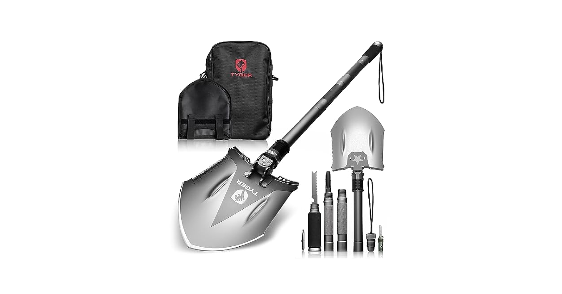 Amazon.com: Tyger Auto Folding Shovel TG-SV8U3217 Military